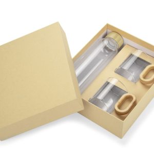 Drink set with bamboo elements TRINKLA