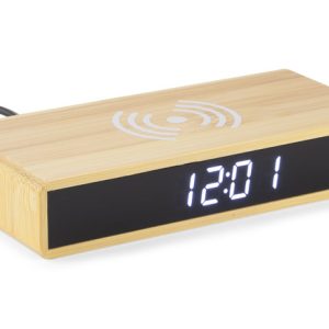 Wireless charger desk clock INDUCTO